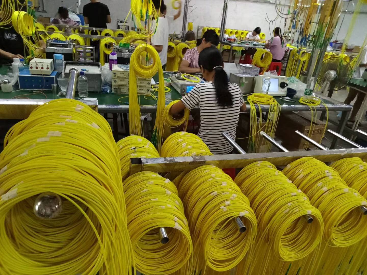 Fiber optic patch cord assembly at JHT NetFiber