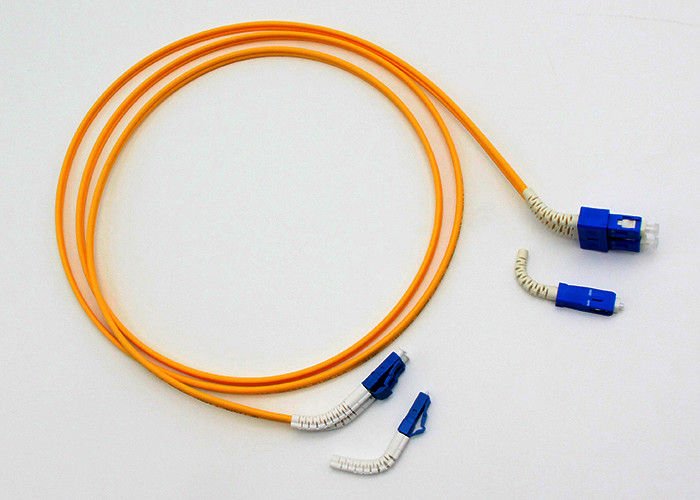 Custom bendable boot LC SC patch cord