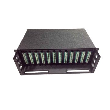 High-density panel populated with cassette modules