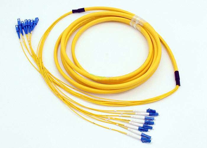 8-fiber LC LC singlemode fanout patch cord