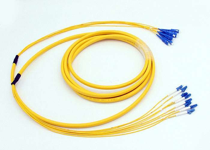 8-fiber LC SC multimode fanout patch cord
