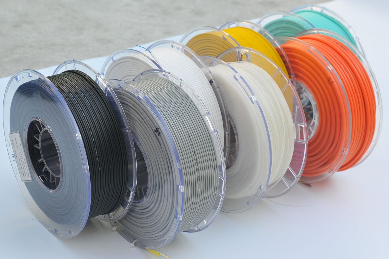 Indoor distribution fiber cable reel collection