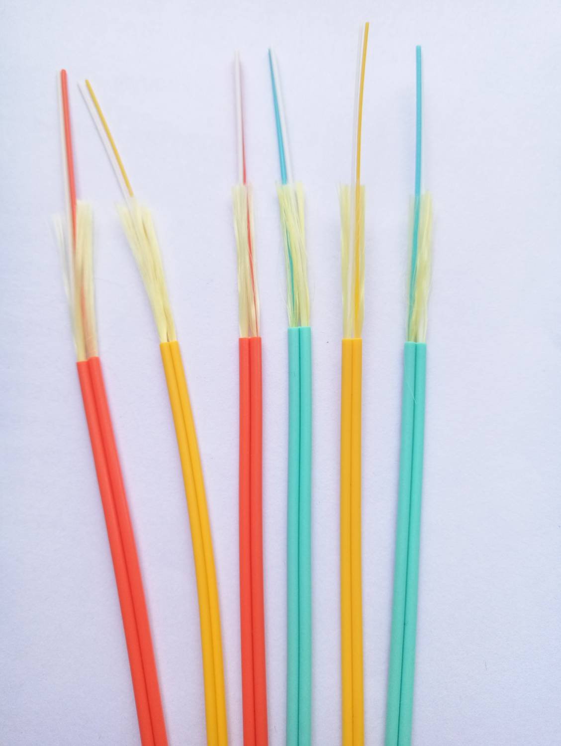 Indoor distribution fiber cable construction types