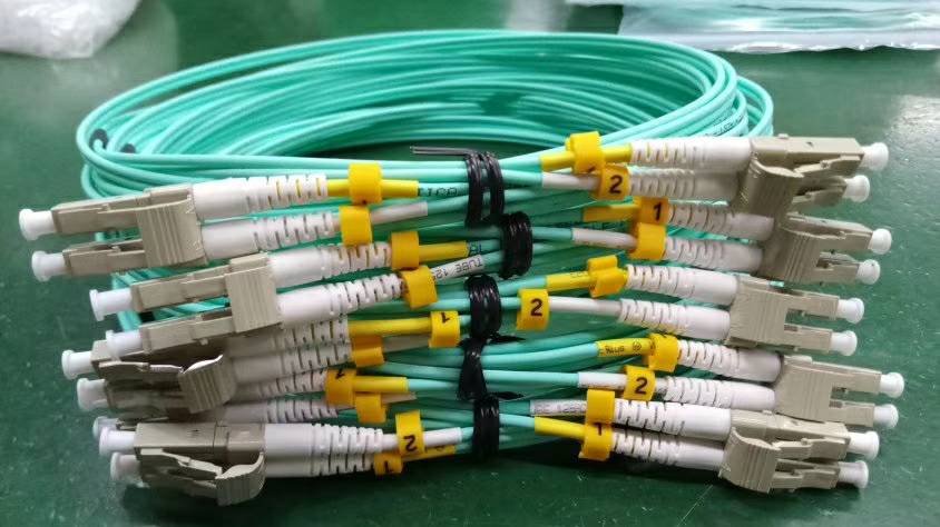 LC-LC OM3 duplex patch cord production batch