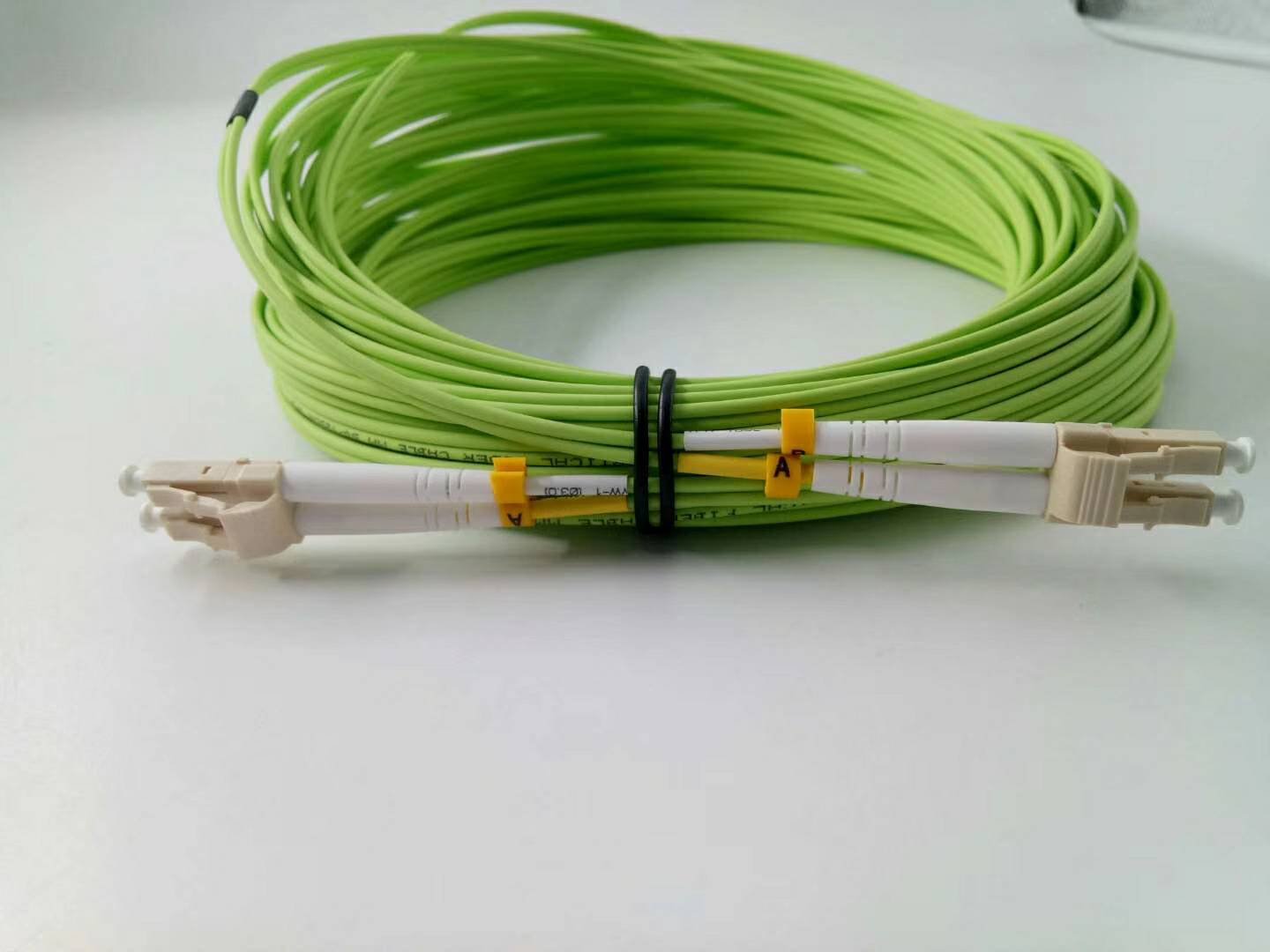 LC-LC OM5 duplex fiber patch cord