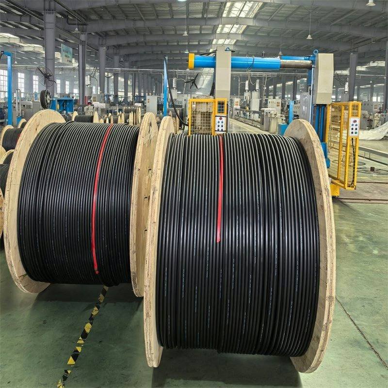 Micro fiber cable factory reels prepared for delivery
