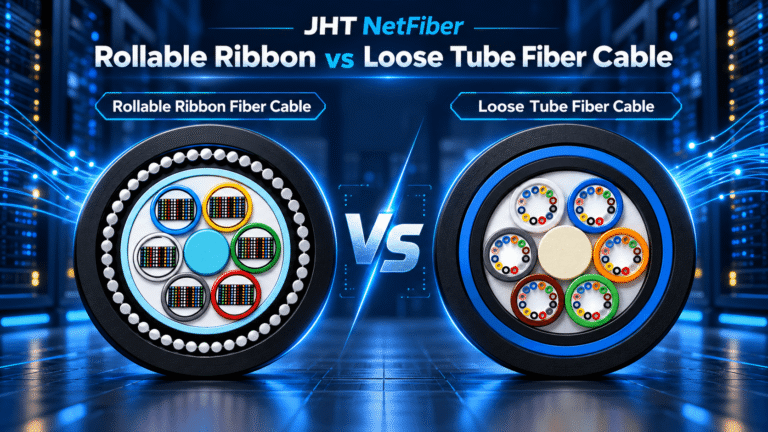 Rollable ribbon vs loose tube fiber cable comparison for high-density data center backbones